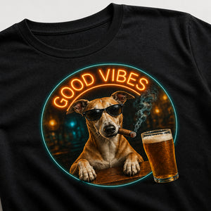 Good Vibes Custom Pet Bar Dog Tee - Personalized T-shirt 98930f08-6cd2-479f-9a0c-0a18495e0669.jpg