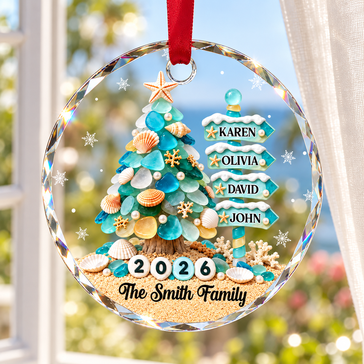 Frosted Family Signpost - Personalized Glass Ornament - Christmas Gift For Family 989f5ed5-c140-4739-b061-b48f018e51c9-banner-1.png