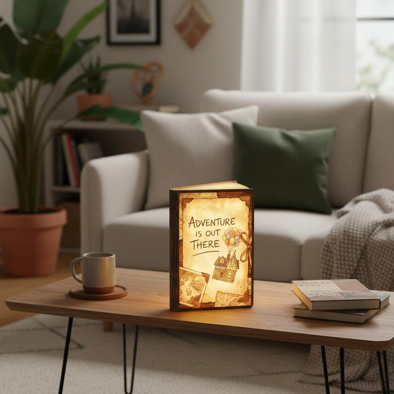 Up Movie Book Lamp, Adventure Is Out There Quote Light, Pixar Up House With Balloons Design, LED Foldable Book Light, Adventure Night Light, Gift For Kid 98b4760c-5c34-41e7-a965-055a1aaf73d0-h5.png