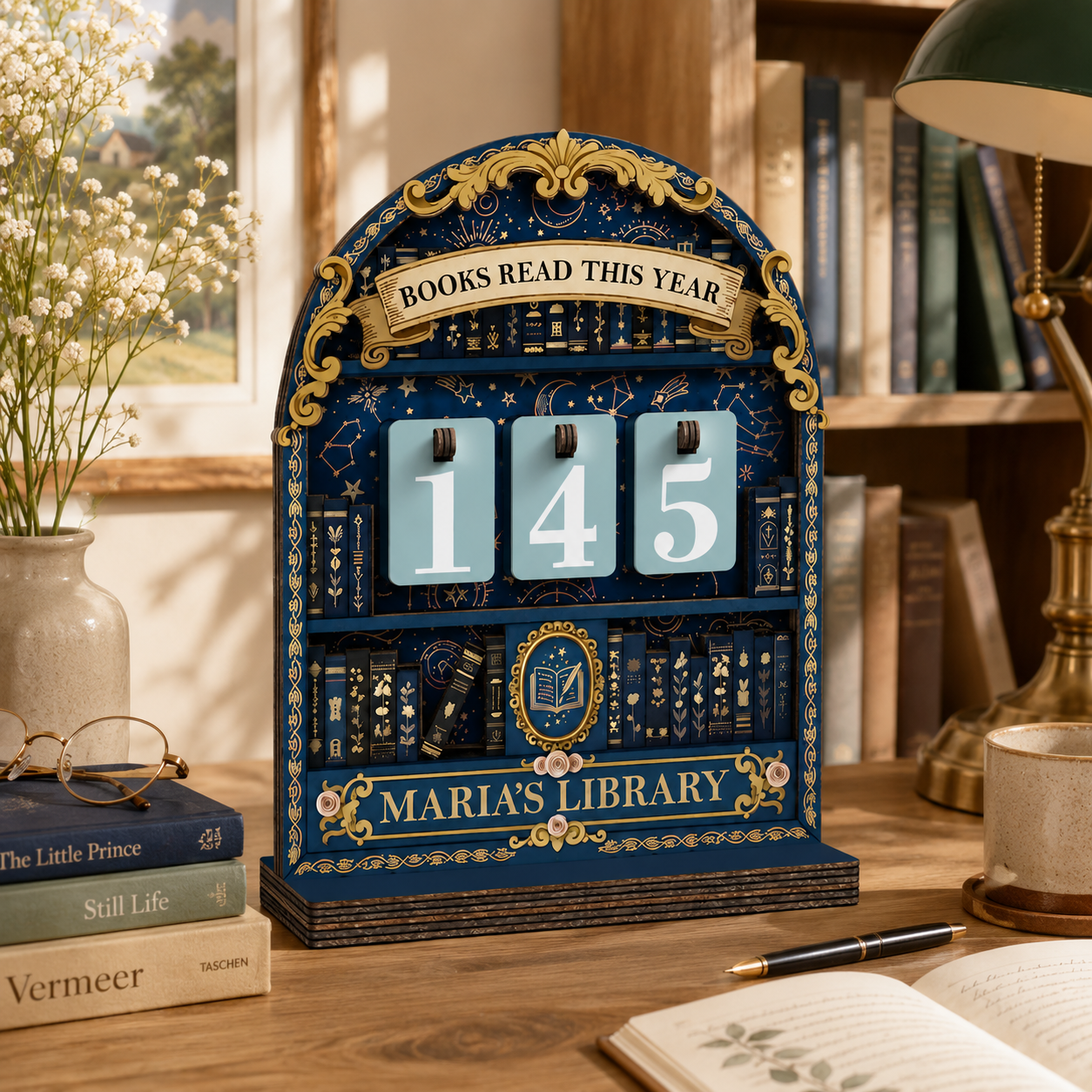 Vintage Book Read Tracker, Personalized Book Lover Gift, Reading Tracker, Books Read This Year Counter, Reading Lover Gift, Library Decor 98c24039-3180-4c4c-899f-ab9619d154e8-21d4e736-f3fc-4761-91cf-cea0687ee82b.png