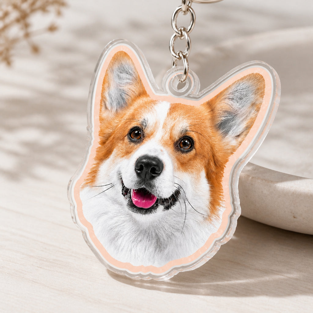 Custom Pet Photo Die-Cut Acrylic Keychain - Personalized Acrylic Keychain 98cb02dc-e823-4729-b31b-5d8cc3c6b0bf.jpg