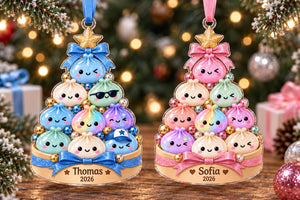 Personalized Squishy Ornament, Custom Name Christmas Ornament, Squishy Collector Gift for Kids, Cute Dumpling Ornament, Boy Girl Xmas Gift 98d0954c-342a-493e-9ec0-9affbef8e668-5.jpg