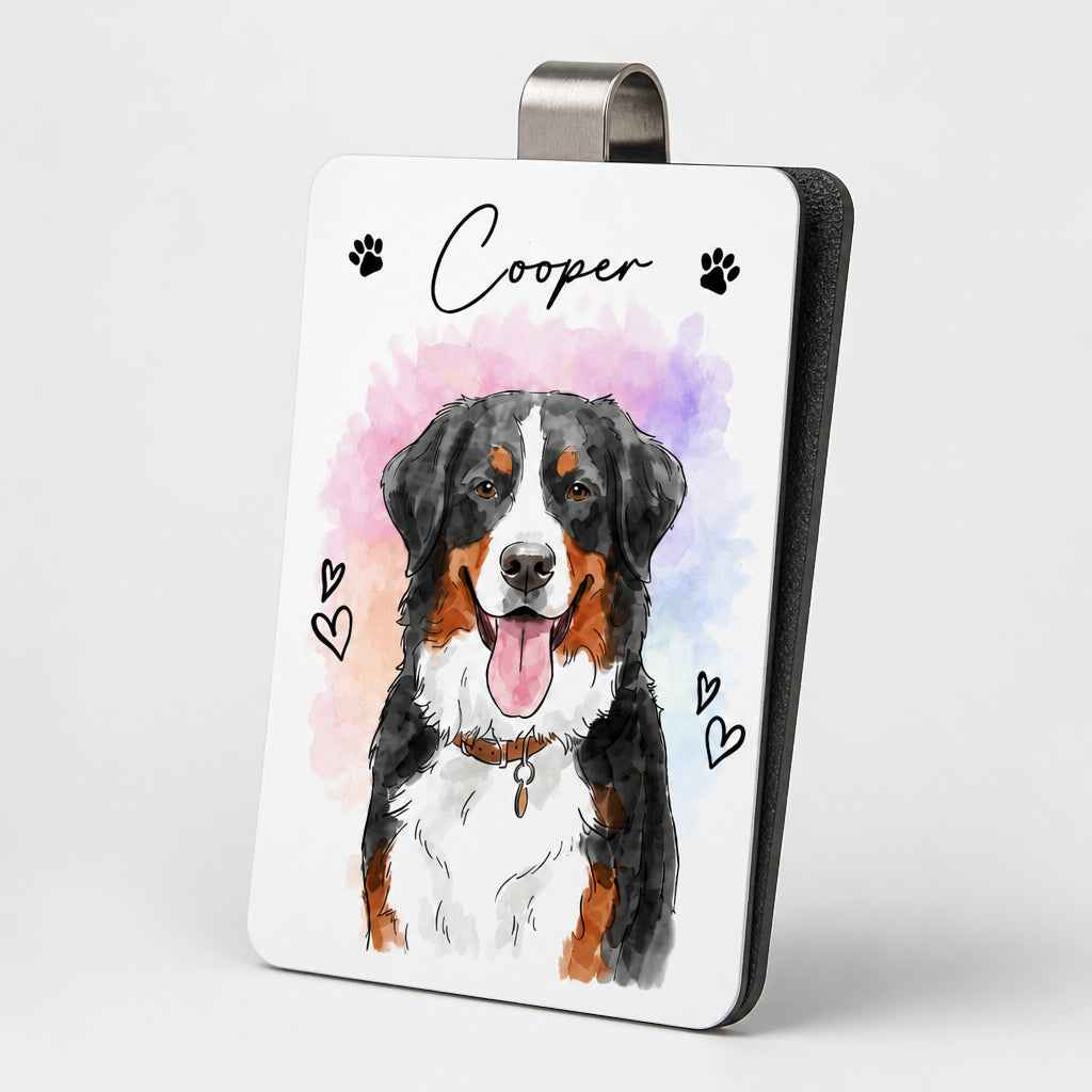 Custom Watercolor Pet Visor Clip – Your Pet Photo + Name - Personalized Car Visor Clip 98d428c3-7cf6-4569-b8cc-06bcaddeb85e.jpg