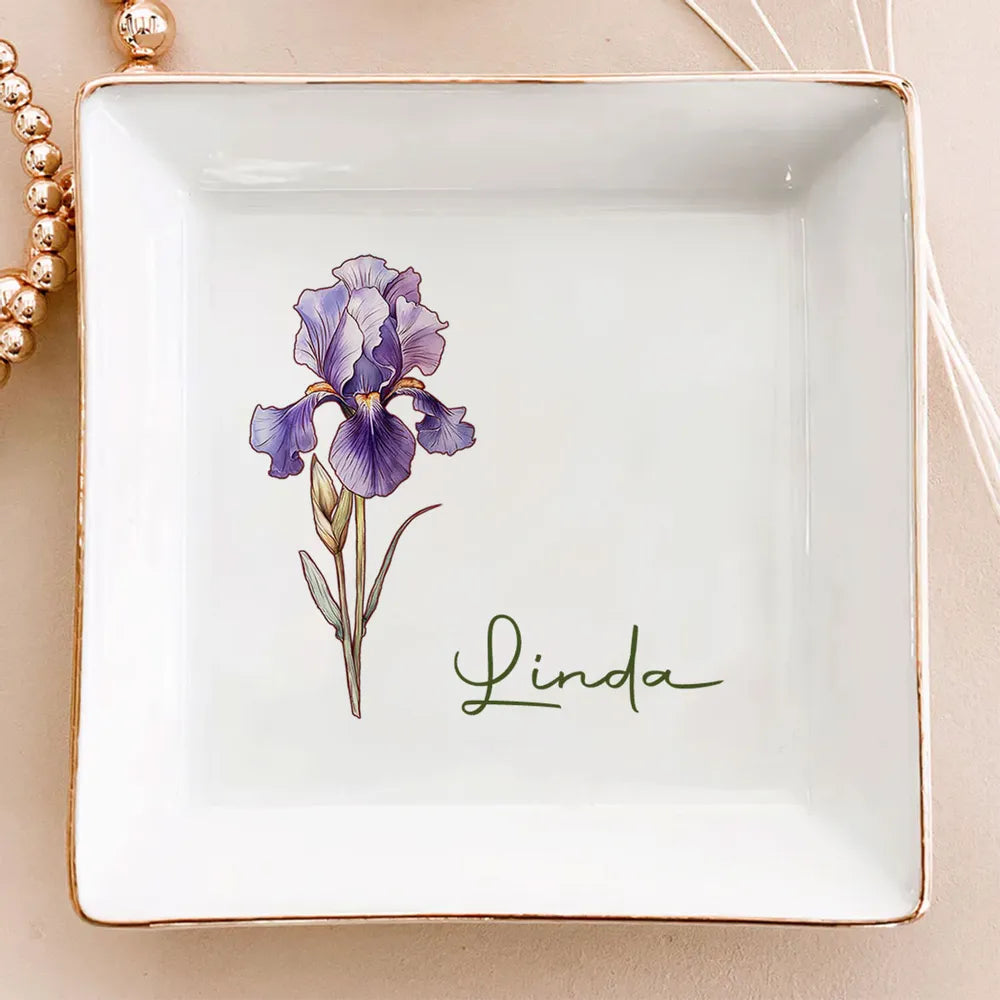 You Are My Sunshine On A Cloudy Day- Personalized Jewelry Dish - Gift for Bestie, Gift for Friend, Daughter 98f1337d-c620-4f6f-94be-6dafff363e0b-b3.webp