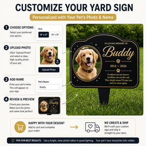 Pet Memorial Photo Yard Sign – In Loving Memory - Personalized Yard Sign 98fadcf6-6b14-4181-9b99-76f42c218535.jpg