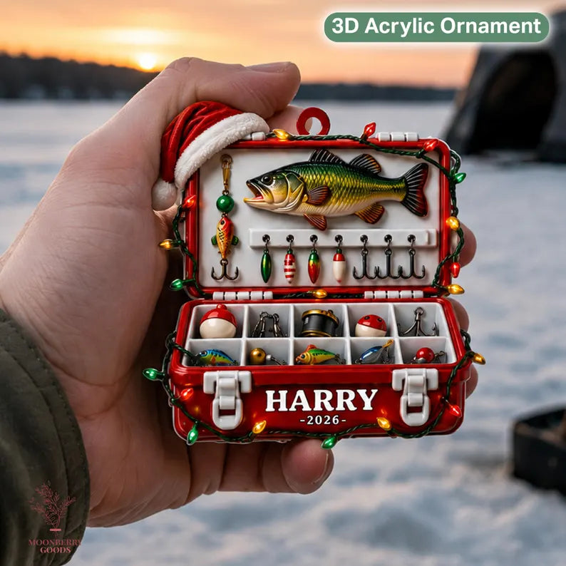 Personalized Fishing Tackle Box 3D Relief Gift, Fisherman Ornament, Dad Fishing Ornament,Fishing Man Gifts, Fishmas Christmas,Fishing Lovers 9926e3f7-7916-4034-95d2-4519a7fab715-ghnfthr-4-.webp