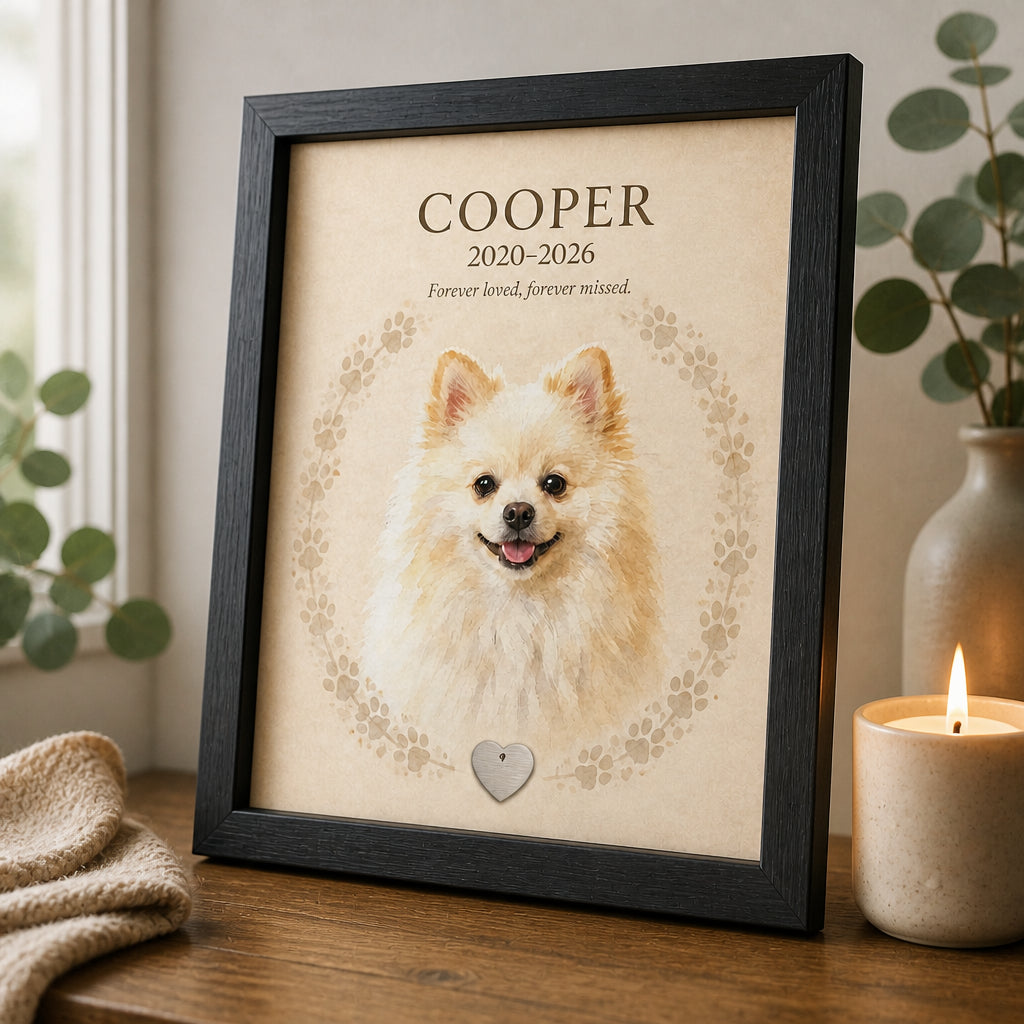 Personalized Dog Memorial Picture Frame Print – Name, Years & Tribute Quote - Personalized Picture Frame 99526e38-065c-4613-b6fb-41c6b8d1930c.jpg