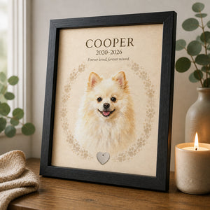 Personalized Dog Memorial Picture Frame Print – Name, Years & Tribute Quote - Personalized Picture Frame 99526e38-065c-4613-b6fb-41c6b8d1930c.jpg