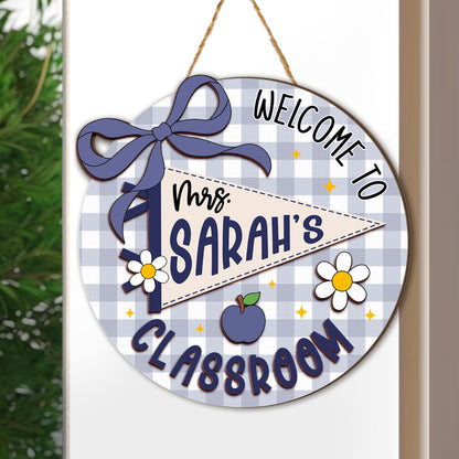 Personalized Teacher Name Door Sign, Custom Teacher Pennant Flag Sign, Teacher Door Hanger, New Teacher Gifts, Custom 3D Teacher Name Sign 9952afca-975c-4efe-bd1d-6c8b778cc124-5.jpg