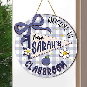 Personalized Teacher Name Door Sign, Custom Teacher Pennant Flag Sign, Teacher Door Hanger, New Teacher Gifts, Custom 3D Teacher Name Sign 9952afca-975c-4efe-bd1d-6c8b778cc124-5.jpg