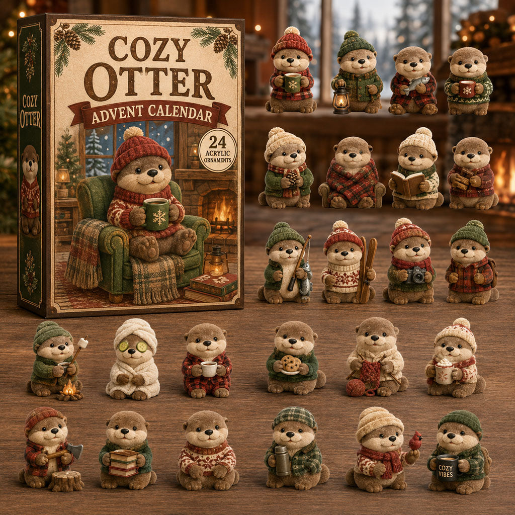 Cozy Otter Advent Calendar 2026 - 24-Day Festive Countdown, Acrylic Charms Blind Box - Gift For Otter Lovers 99659ff5-ae9c-4274-b6d4-a24eaef62a4c-otter.jpg
