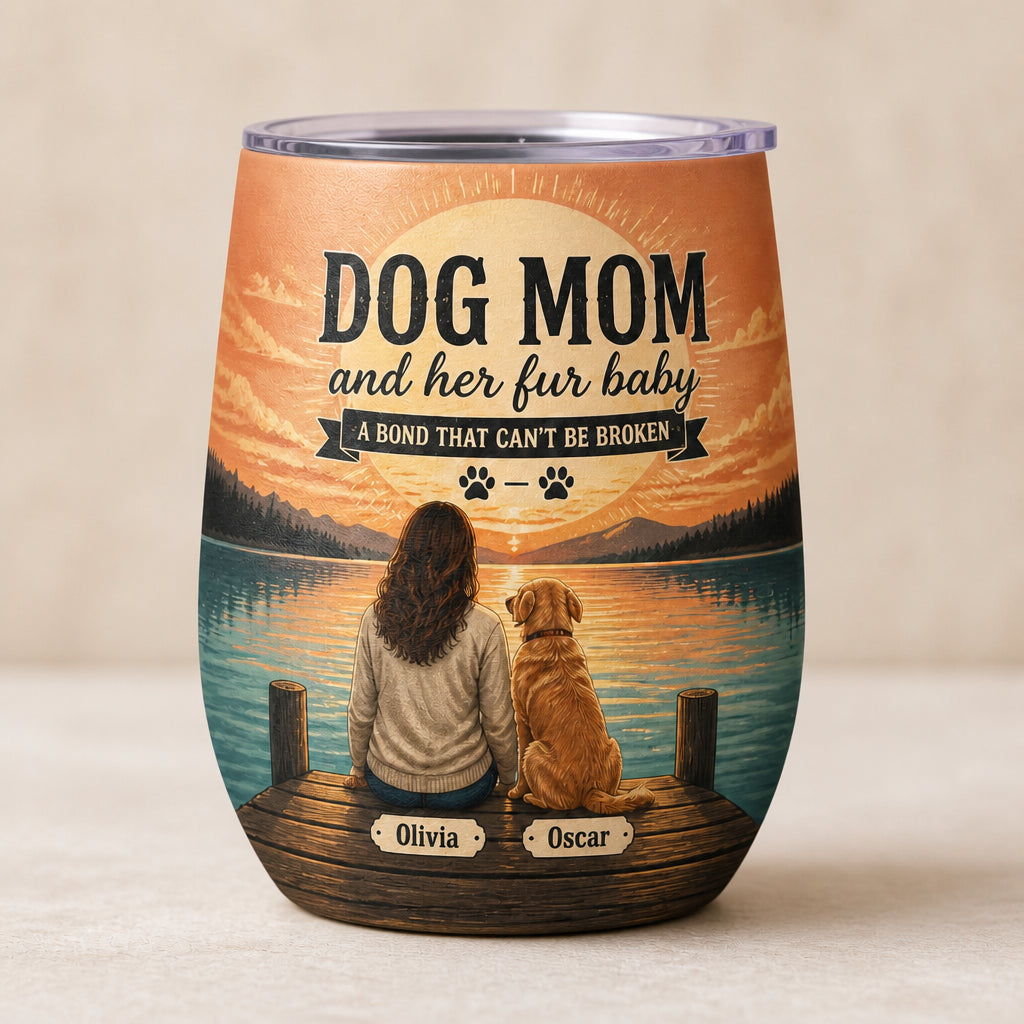 Dog Mom & Fur Baby — Custom Portrait Wine Tumbler - Personalized Wine Tumbler 9972472c-eb8c-4d12-a9de-0c204746b1bf.jpg
