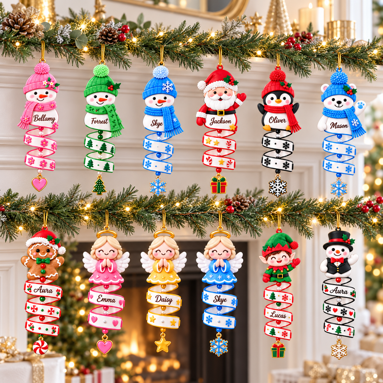 Christmas Snowman Spiral Ornament, Custom Name Snowman Acrylic Ornament, Christmas Tree Decor, Santa Snowman, 2026 Christmas Keepsake 99965206-960c-4b3c-b93b-2a8311fa00cd-banner-1.png