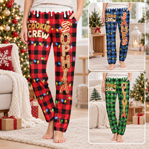 Personalized Cookie Crew Lounge Pants, Christmas Matching Family Outfits, Custom Gingerbread Name Pajama Pants, Holiday Gift for Mom Dad 999855a9-b259-4510-807f-93cf2bfb6a32-761a0ba2-2576-42a4-ad7d-747a10d061d4.png