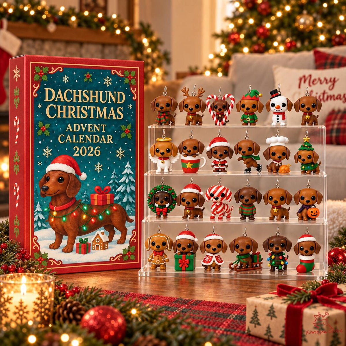 Dachshund Christmas Advent Calendar 2026, 24 Days Holiday Countdown Gift Box, Acrylic Dachshund Hanging Ornaments 99b0148d-123b-48a0-8530-ee98fde0d88b-il_1588xN.8638285409_pyvh.jpg