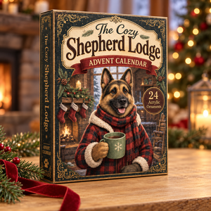 Cozy Shepherd Lodge Advent Calendar 2026 - 24-Day Festive Countdown, Acrylic Charms Blind Box - Gift For Dog Lovers 99b874bc-8e6c-4353-baa8-95e36721257e-shepherd-box.png