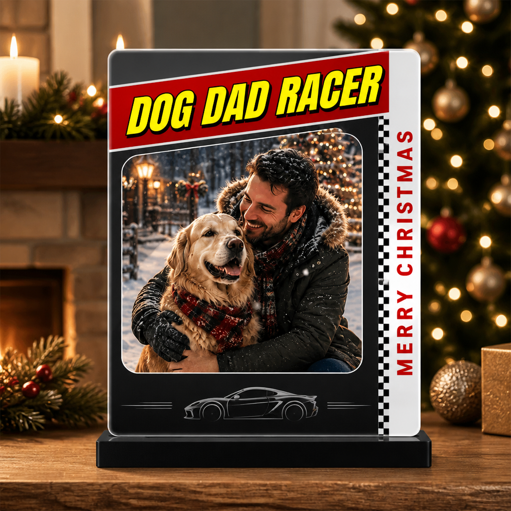 Dog Dad Racer Photo Plaque — Merry Christmas - Personalized Acrylic Plaque 99c21d17-6a6a-47fc-b303-5cb6b7a9705e.png