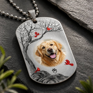 Pet Memorial Dog Tag Necklace – I Will Carry You With Me (Photo + Name & Years) - Personalized Dogtag Necklace 99d31190-4fcc-44d8-96ad-5d6aeebf49b5.jpg