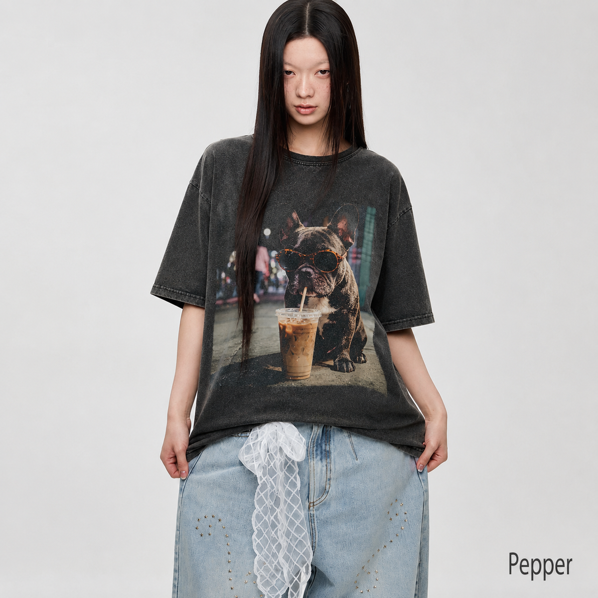 French Bulldog Iced Coffee Shirt, Funny Dog Coffee Lover Tee, Grunge Frenchie Graphic Shirt, Trendy Aesthetic Dog Tee, Comfort Colors Shirt 99d94326-0845-4de0-bc21-cc73c3a5174a-92832898-3471-463c-9c0d-1623c23c3e41.png