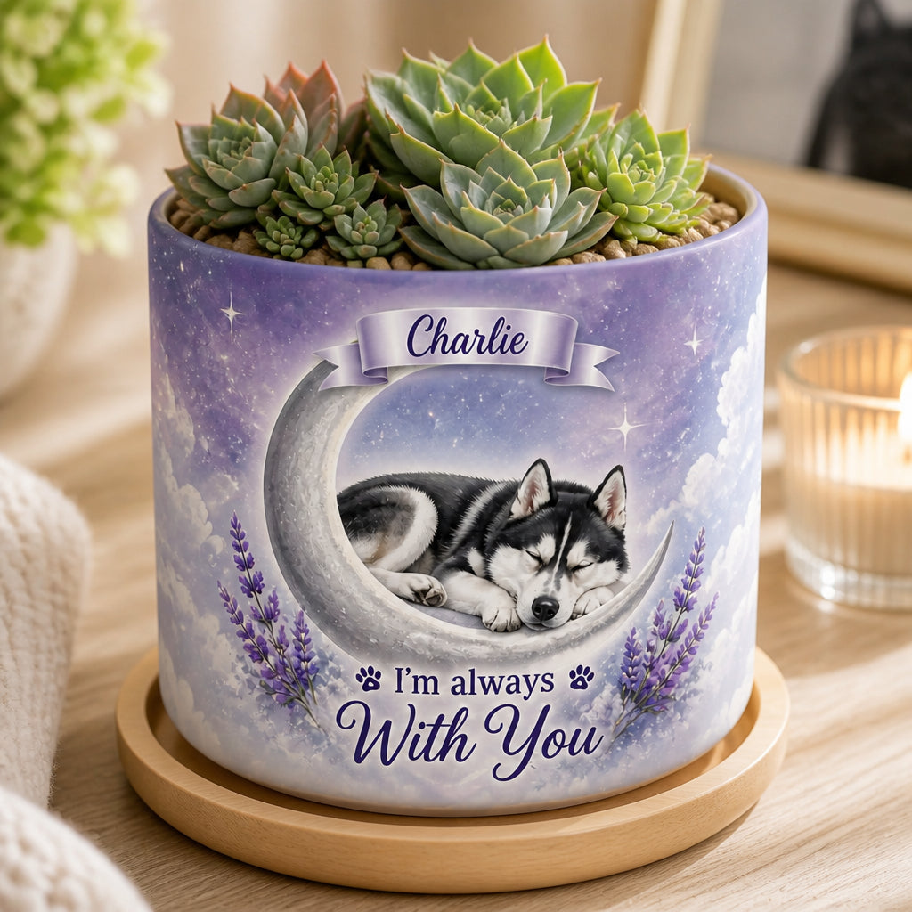 Pet Memorial Planter – I'm Always With You (Photo + Name) - Personalized Mini Glass Plant Pot 99deeb55-719a-4764-b7c2-666c833699bf.jpg