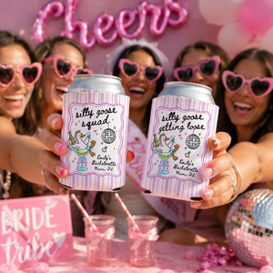Personalized Silly Goose Bachelorette Can Cooler: Bridal Party Gift, Bachelorette Party Favors 99e42a49-b805-46da-9c20-50963457d60e-4.png