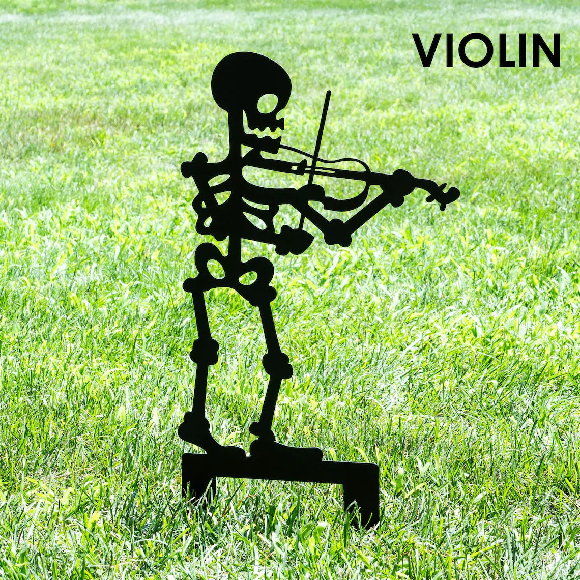 Outdoor Halloween Musician Skeleton Yard Stakes | Spooky Yard Display, Halloween Garden Signs, Skeleton Seasonal Decor, Gift for Music Lover 99f56cc0-c2c9-4add-bbdc-fd5a6d279932-fdgf-2-.webp