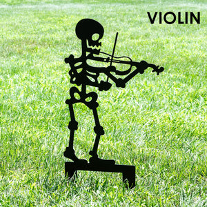 Outdoor Halloween Musician Skeleton Yard Stakes | Spooky Yard Display, Halloween Garden Signs, Skeleton Seasonal Decor, Gift for Music Lover 99f56cc0-c2c9-4add-bbdc-fd5a6d279932-fdgf-2-.webp