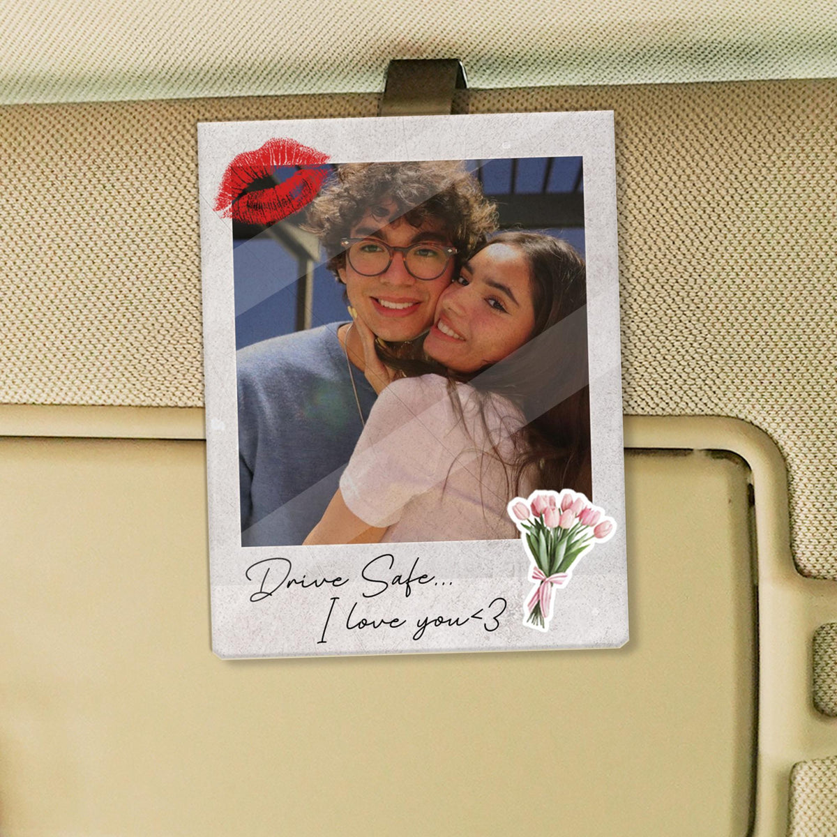 Personalized Vintage Couple Car Visor Clip, LGBT Gay Lesbian Gift Ideas, Lesbian LGBTQ Gift, Drive Safe Girlfriend Boyfriend Car Accessories 99fc95f0-d52c-4972-b4dd-ad1837f5f891-4.jpg