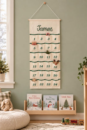 Personalized Advent Calendar for Kids, 24 Pocket Christmas Countdown Calendar, Fillable Fabric Wall Hanging, Custom Name Christmas Decor 99fd1393-a1a3-4bc6-b197-ff01e98cd3cb-il_1588xN.8555771968_pde1.jpg