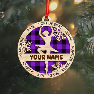 Custom Ballerina Christmas Ornaments, Ballet Ornaments, Christmas Gift For Girl, Christmas For Ballerina, Xmas Gift For Ballet Girls