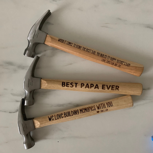Engraved Hammer,Valentine's Day Gift, Personalized Hammer, Monogram, Hammer, Gift for Dad, Gift for husband, gift for him, Papa Gift
