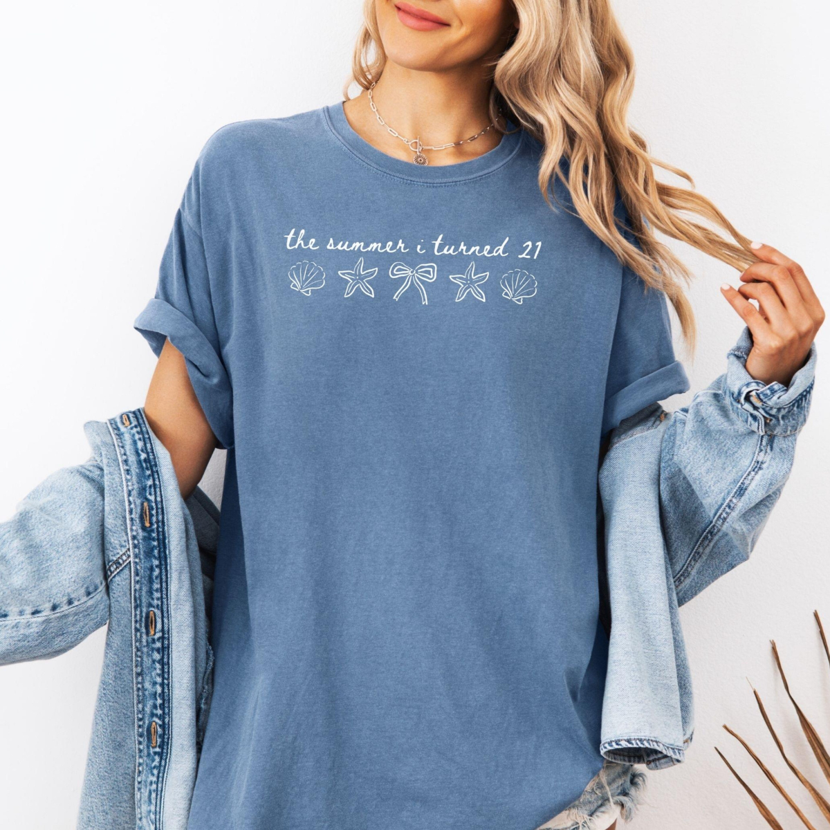 21st Birthday Shirt, The Summer I Turned 21 Shirt, 21st Birthday Gifts for Her, Beach Birthday Shirt