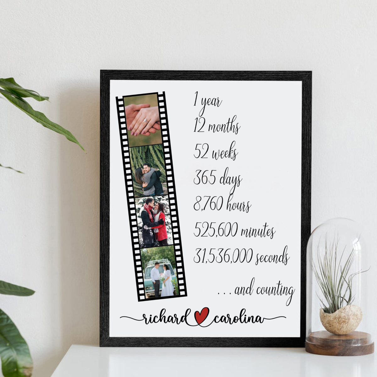 1 Year Anniversary Gift, One Year Anniversary, 1 Year Wedding Anniversary Gifts, First Anniversary, Boyfriend Gift, Anniversary Gift