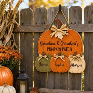 Personalized Grandma Grandpa's Pumpkin Patch Door Hanger, Fall Season Decor, Fall Pumpkin Patch Sign Grandma Thanksgiving Decor 9a13028c-0760-4eff-9f4b-694cd07c12cd-dssd-1-.webp