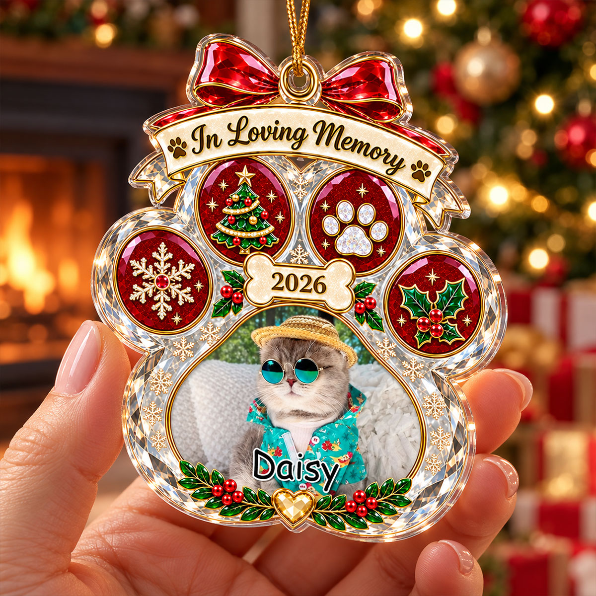 In Loving Memory Christmas - Personalized 3D Effect Acrylic Ornament, Memmorial Pet Gift 9a179ba7-7bbc-491a-aab8-ce964cb2ae0a-3.jpg