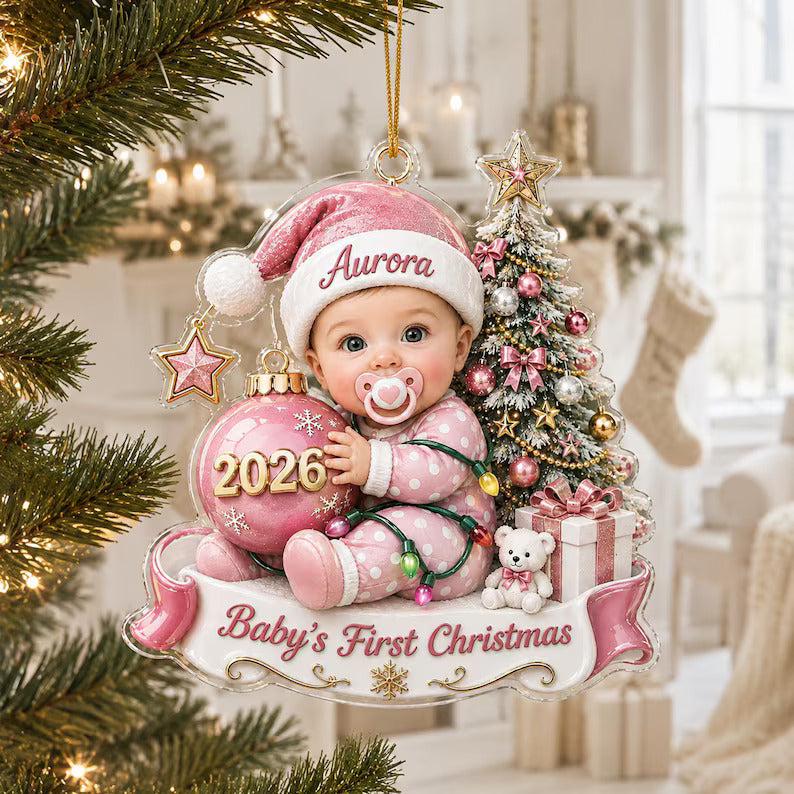Custom Baby’s First Christmas Ornament 2026, Custom Baby Name Acrylic Ornament, First Christmas Keepsake, Newborn Baby Gift 9a1d8068-d1eb-4c17-8868-c9812a2a3796-dfghdrtyg-2-.jpg