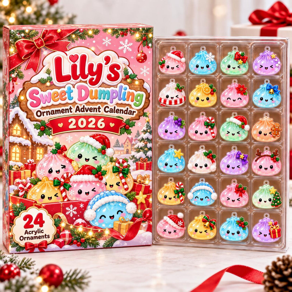 Personalized Dumpling Advent Calendar 2026, 24 Acrylic Kawaii Ornaments, Cute Christmas Countdown Gift for Kids, Custom Name Holiday Box John 9a2a5a7f-84df-4954-ad76-d497a56fd8ec-il_1588xN.8582217748_o2dq.jpg
