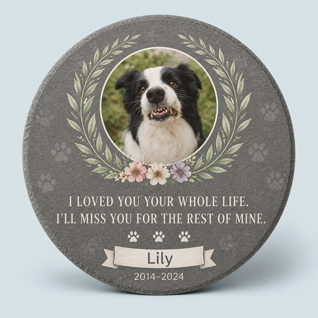 Pet Memorial Stone with Photo, Name & Years – "Loved You Whole Life" - Personalized Memorial Stone 9a3537b2-4408-4e95-83b2-7e96e4dbf410.png