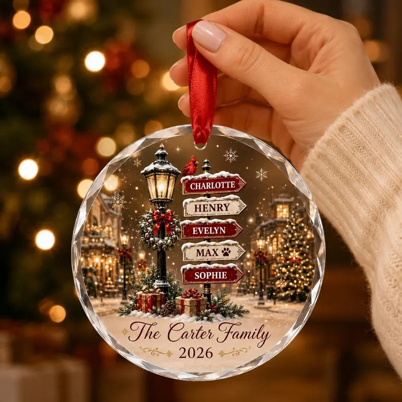 Personalized Family Christmas Ornament, Custom Name Crystal Glass Ornament, Family Christmas Keepsake, Snowy Village Holiday Gift 2026 9a365e34-d1a7-4c3a-9083-aa986def24f1-gfggfff-2-.webp