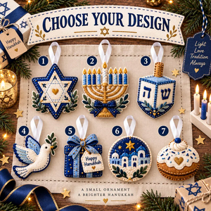 Hanukkah Felt Ornament: Blue Menorah, Dreidel, Star of David Jewish Decor, Christmas Gift, Birthday Gift 9a38e943-3c84-45d2-ad83-50265634fd6e-j1_converted.png