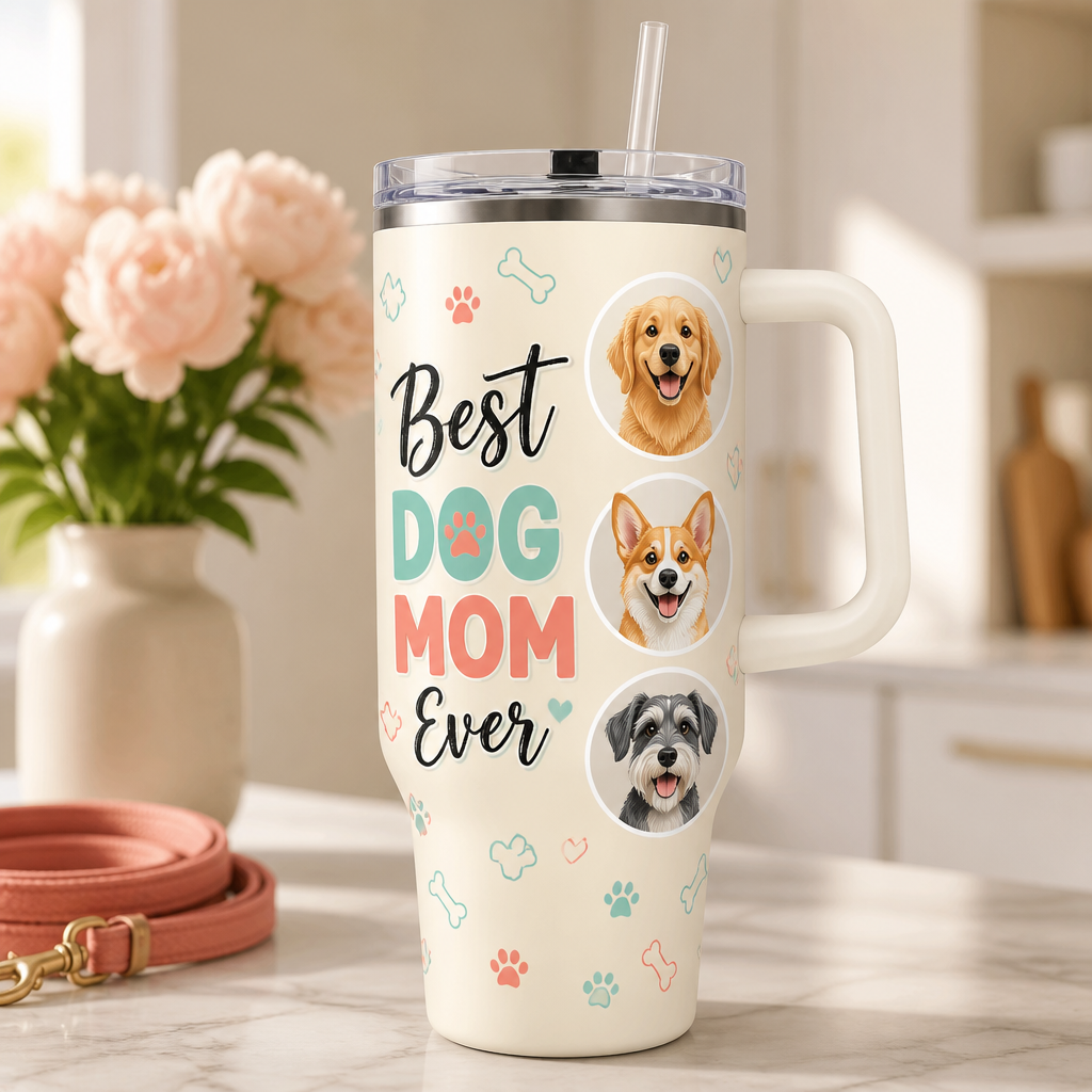 Best Dog Mom Ever 40oz Tumbler – Up to 3 Pet Portraits - Personalized 40 oz Stainless Steel Tumbler 9a42fa82-a25c-4356-bde5-8bdc3a1872bc.png