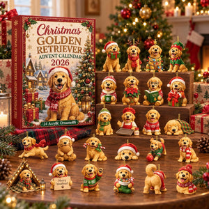 2026 Golden Retriever Advent Calendar | 24 Acrylic Dog Ornaments (Holiday Countdown) 9a54f0ce-34e9-4791-92ac-73cd7dabf499-il_1588xN.8507752946_6yo1.jpg