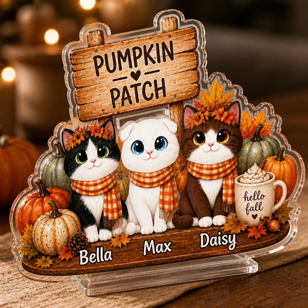 Pumpkin Patch Pets – Fall Standee (3 Pet Portraits) - Personalized Acrylic Custom shape Standing 1 layer (FS) 9a6eb434-3904-4fbd-bba7-9ae87e720184.jpg