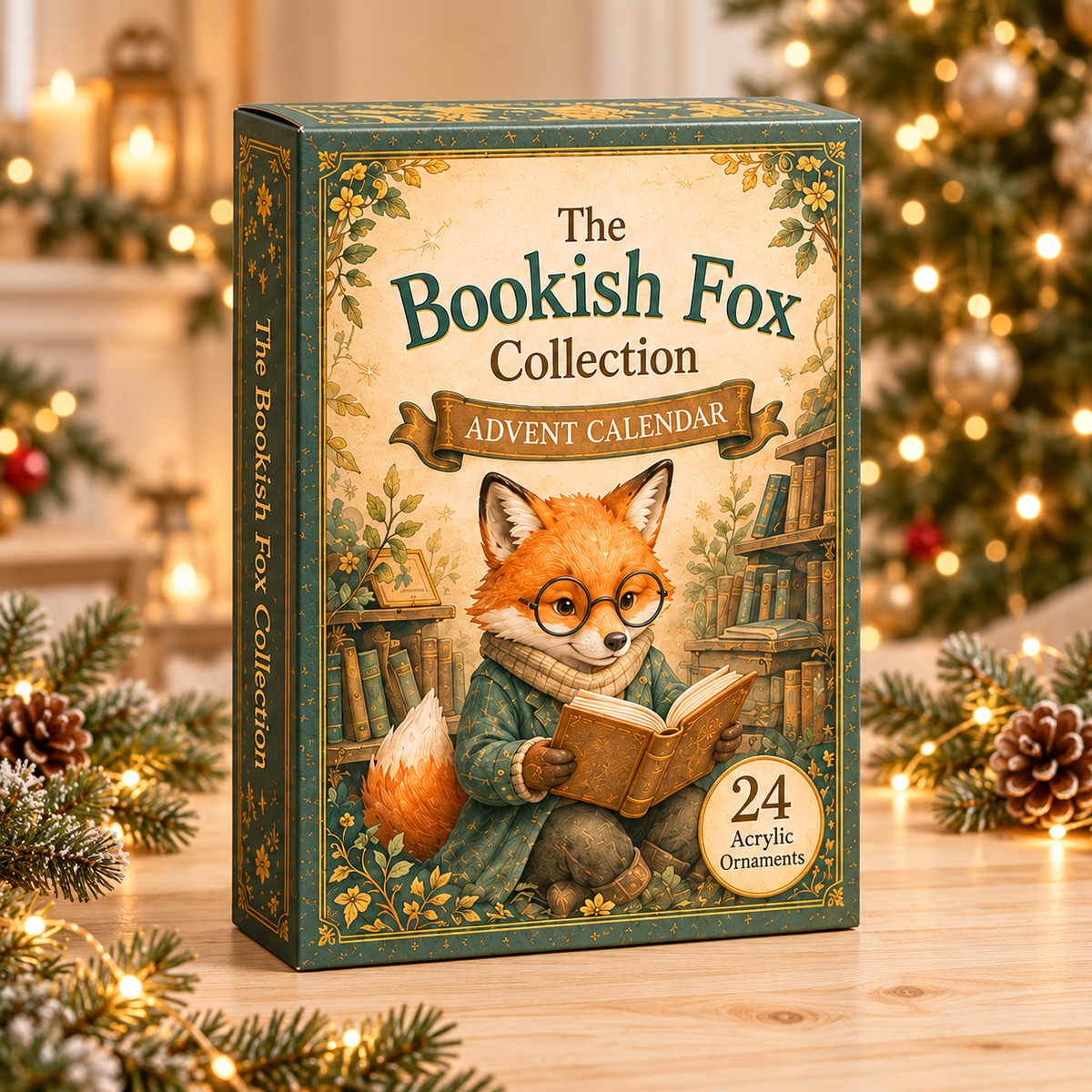 Bookish Fox Advent Calendar 2026 - 24-Day Festive Countdown, Acrylic Charms Blind Box - Gift For Fox Lovers 9a83e92a-6b8e-4b82-ab2c-25f32ca08504-fox-box.png