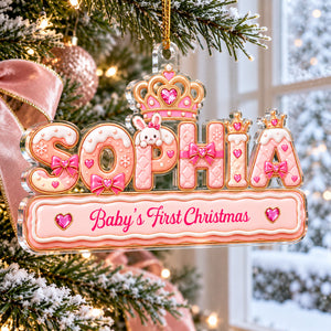 Custom Princess Unicorn Name - Personalized Acrylic Ornament - Christmas Gift for Daughter, Granddaughter, Niece 9a8fd3a8-d6ac-48d9-a791-e249f51fb7f4-1.jpg
