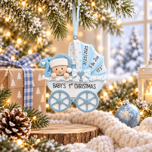 Baby's First Christmas, Personalized Baby Boy in Stroller Christmas Ornament, 1st Baby Ornament, Newborn Birth Stats Ornament,Xmas Gift 2026 9aa00fab-cd4f-410f-81d6-d45d5439c6eb-aa12f182-22c0-444d-b767-d1ecc9bf7593.png