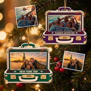 Memories From Our Travels - Personalized Acrylic Ornament - Christmas Gift 9aa71111-19d7-4dcd-8b4f-55baa331736f-4-5-.png