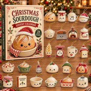 Christmas Sourdough Advent Calendar 2026 - 24-Day Festive Countdown, Acrylic Charms Blind Box - Gift For Baking Lovers 9abf13ea-a84e-4c49-b83a-c4d517b00f66-christmas-sourdough-box-charms.png