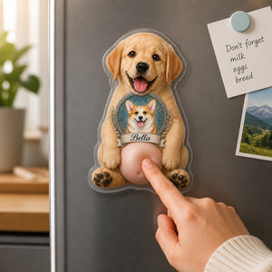 Regal Pet Portrait Cameo Magnet – Photo + Name - Personalized Acrylic Refrigerator Magnet - Soft Rubber Belly 9ad1625f-ea75-4f97-b152-01efcd11ddec.jpg
