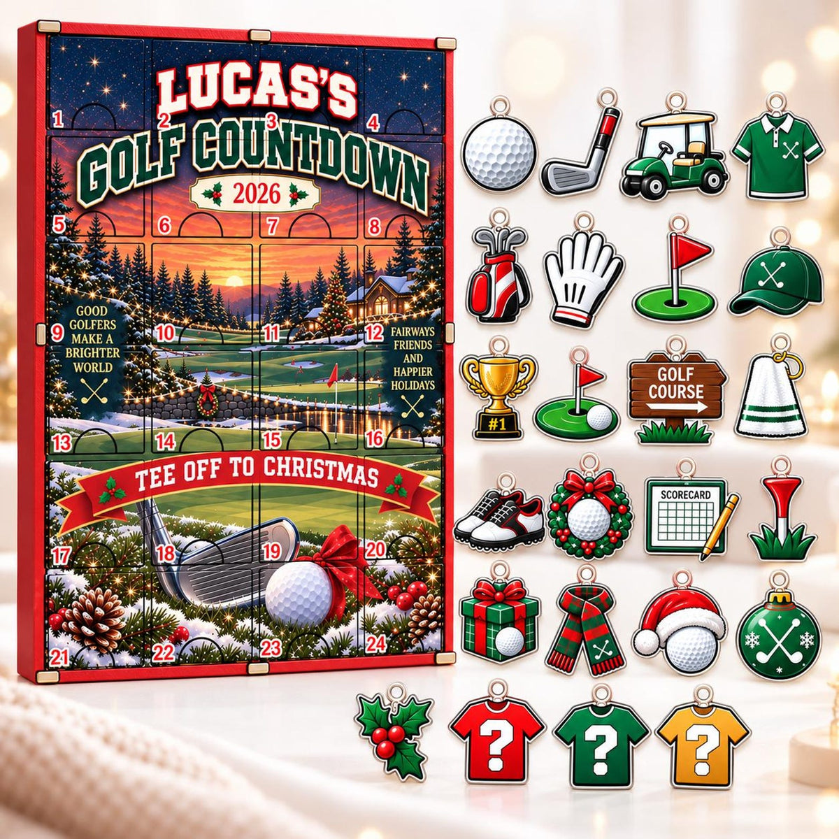 Personalized Golf Advent Calendar, Wooden Christmas Countdown with Acrylic Charms, Custom Golfer Gift, Golf Lover Christmas Gift 9afa714b-2ff2-4330-a1b0-4f7322f43f78-il_1588xN.8630204811_hbvb.jpg